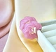 Жіночі сережки Кручені кільця Акрил jewelry Рожеві - зображення 10
