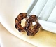 Женские сережки Крученые кольца Акрил jewelry Янтарные - изображение 7