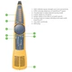 Набір для трасування кабелів Fluke Networks IntelliTone™ Pro 200 LAN Жовтий k1 - зображення 3