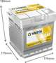 Аккумулятор Varta Silver Dynamic AGM 40 Ah 12 В 420 EN (-/+) 175 х 175 х 190 мм (540901042) - изображение 3