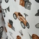 Бортики защита для детской кроватки 120х60 см 4 стороны, Ретро игрушки - изображение 4