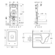 Набор инсталляция GEBERIT 458.103.00.2 DUOFIX Basic с унитазом IMPRESE KUBIK Twist, без клавиши - изображение 2