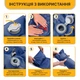 Походный надувной коврик матрас LEOBRO Air Mat 190 x 60 см Blue (LB-1096) - изображение 6