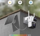 Поворотная WiFi камера 2 линзы 4к с солнечной панелью 8mp, захист від пилу та вологи IP66 - изображение 2