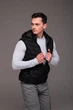 Жилет чоловічий стьобаний з капюшоном 2XL чорний 5268724s3 - зображення 6