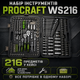 Набор инструментов ProCraft WS216 216 предметов в пластиковом кейсе с трещотками головками битами и ключами - изображение 1