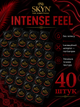Презервативы SKYN безлатексные Intense Feel 40 шт полиизопреновые с точечной текстурой non-latex condoms для максимально естественных ощущений и комфорта во время интимной близости гипоаллергенные skyns поштучно - изображение 1