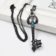 Підвіска на шию ключ Забуття (Oblivion Keyblade) з Kingdom Hearts, кулон чорний ключ - изображение 1