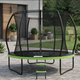 Батут садовий LEOBRO Premium Pro 10FT GREEN Батут спортивний 312 см з внутрішньою захисною сіткою для дому та вулиці дитячий - зображення 2