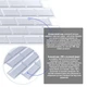 Декоративная ПВХ панель Sticker Wall на стену, для ванной, кухни под белый клинкерный кирпич 960х480х4мм SW-00001431 - изображение 2