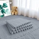 Пол-пазл плюшевый Sticker Wall СВЕТЛО-СЕРЫЙ 30*30*1cm (D) SW-00002080 - изображение 8