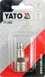 Быстросъёмный наконечник YATO с наружной резьбой 1/2" - изображение 2