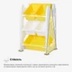 Дитячий стелаж Mealux Coral Mini Yellow (KD-E021 Yellow) - зображення 7
