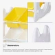 Дитячий стелаж Mealux Coral Mini Yellow (KD-E021 Yellow) - зображення 8