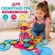 Игровой набор с хомячком Little Hamsters — детский трек-лабиринт с рестораном и аксессуарами, 54,5 см, 3+ - изображение 4