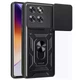 Протиударний чохол Armor Ring + захиcт камери для Motorola Moto Edge 60 Fusion та Moto Edge 60 case Simon чорний - зображення 1