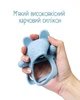 Прорезыватель силиконовый грызунок на руку "Cat Teether" для малышей от 3 месяцев голубой (PC1046) - изображение 3