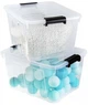 Емкость для хранения Plast Team Home Box 36х47х25.2 см 30 л Прозрачная (2232tea-прозрачный) - изображение 3