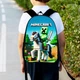 Рюкзак детский майнкрафт крипер на лошади "Minecraft" 34х27см, городской ранец для мальчика (00533) - изображение 1