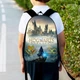 Рюкзак детский Гарри Поттер "Harry Potter" 34х27см, городской ранец для мальчика с принтом (00429) - изображение 1