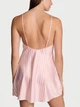 Атласный пеньюар Satin Open-Back Slip Victoria's Secret - S - В фирменную полоску - изображение 2