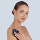 Щітка для душу масажна силіконова GESKE Body Brush 4в1 ретельне очищення тіла для боротьби з целюлітом та врослим волоссям, підтягенення тіла масажує та омолоджує твоє тіло Синій - изображение 4