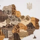 Многослойная деревянная карта Украины Вышиванка 120x80 см от EnjoyTheWood - изображение 6