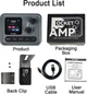 Гитарный процессор эффектов M-VAVE Pocket AMP, портативный с аккумулятором Серый - изображение 2