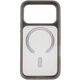 TPU+PC чохол Metal Buttons with MagSafe для Apple iPhone 17 Pro Max (6.9") Сірий / Grey - зображення 3