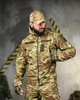 Тактический костюм MIXARION 6в1 мультикам ТР6717 (куртка / футболка / штаны / бейсболка / перчатки / ремень) военный XXL - изображение 3