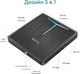Внешний DVD привод USB 3.0 Type-C 5в1 для ноутбука ПК MacBook CD/DVD RW дисковод с SD TF USB HUB - изображение 4