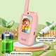 Детская видеорация Video Walkie Talkie 2 шт с HD-камерой, видео- и голосовой связью, Type-C, до 300 м, Blue + Pink - изображение 10