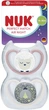 Пустышки Nuk Perfect Match Air Night Силиконовые Размер 3 18-36 месяцев Овца/Звезды 2 шт (4008600447092) - изображение 1