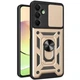 Протиударний броньований чохол із захистом камери для Samsung Galaxy A07 (SM-A075) Armor Case Keysion gold - изображение 1