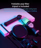 YANMAI USB-микрофон с RGB-подсветкой SF666R Конденсаторный микрофон антивибрационным креплением - изображение 5