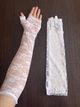Мереживні довгі мітенки honey fashion accessories s/m/l білий (30к060) - зображення 5
