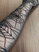 Довгі рукавички з павутинкою honey fashion accessories s/m/l чорні (30к068) - изображение 3