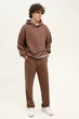 Худи оверсайз мужской Brown 8XL - изображение 2