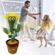 Танцующий кактус, свето-музыкальная игрушка на батарейках, Dancing Cactus TikTok кактус в вазоне 34 см 2195520158/1 - изображение 6