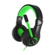 Навушники дротові ігрові Gemix N3 гарнітура з мікрофоном Black/green - зображення 1
