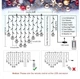 Световая гирлянда-завеса BLOOMWIN "Снежинки" 2×1 м | 8 режимов | USB | Разноцветная - изображение 5