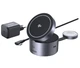 Беспроводная зарядная станция UGREEN Qi2 15W 3в1 | MagSafe | iPhone + Apple Watch + AirPods | складная дорожная - изображение 1
