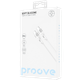 Кабель Proove Soft Silicone Type-C to Type-C 60W (1m) білий - зображення 2