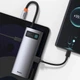 USB-хаб Baseus Metal Gleam Multifunctional 6-in-1 (CAHUB-CW0G) - изображение 11