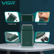 Електробритва VGR V 390 з триммером для сухого та вологого бритья, зелена - зображення 6