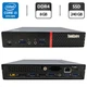 Неттоп Lenovo ThinkCentre M900 Tiny USFF / Intel Core i3-6100T (2 (4) ядра по 3.2 GHz) / 8 GB DDR4 / 240 GB SSD / Intel HD Graphics 530 / Блок питания б/у - изображение 1