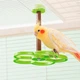 Игрушка для попугаев Lesko N365001 Вертушка Green для птиц ветряк колесо - изображение 1