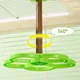 Игрушка для попугаев Lesko N365001 Вертушка Green для птиц ветряк колесо - изображение 5
