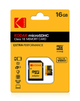 Карта пам'яті micro SD Kodak 16Gb U3 A1 class 10 + адаптер SD - зображення 1