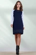 Жіноча демісезонна сукня з трикотажу Алекси стрейч Seventeen L-XL Синій (2000000043517) - зображення 1